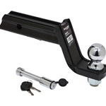 Ultra-Tow XTP Receiver Hitch Starter Kit - Class III, 4in Drop, 5000 Lb Tow Weight & Locking Hitch Pin