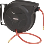 Ironton Retractable Auto-Return Hose Reel with 3/8in. x 50ft. Hybrid Polymer Hose - 300 PSI