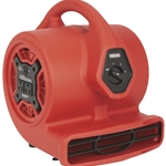 Ironton Mini Air Mover Carpet/Floor Blower with Built-In Outlet - 1/8 HP