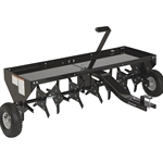 Strongway Tow-Behind Plug Lawn Aerator - 48" Wide & 32 Coring Plugs