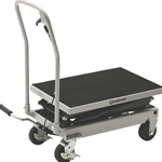 Strongway 2-Speed Hydraulic Rapid XT Lift Table Cart - 500-Lb Capacity & 50.75in Lift Height