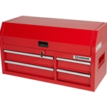 Strongway 42in 4-Drawer Tool Chest - Red