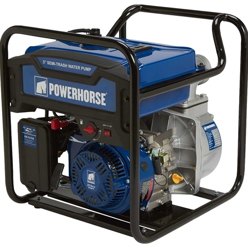 Powerhorse Extended Run Semi-Trash Water Pump - 3in Ports & 14160 GPH