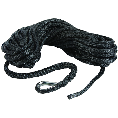 Ultra-Tow Synthetic Winch Rope - 3/8in Diameter x 82ft Long & for Use with Winches Up to 12000-Lbs