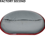 FACTORY SECOND | International Harvester HM Pan Seat - 4-Bolt Mount - Silver Canvas