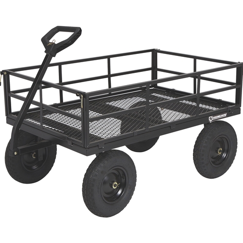 Strongway 12 ft³ Steel Cart - 1500-lb Capacity & 52"L x 34.7"W x 30.5"H