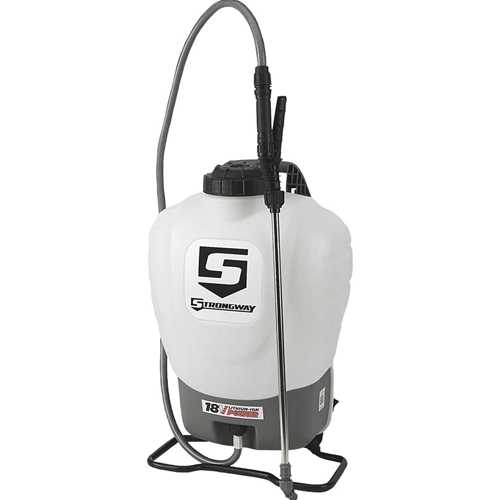 Strongway 4-Gallon 18V Li-Ion Never Pump Backpack Sprayer Kit - Tool, Battery & Accessories