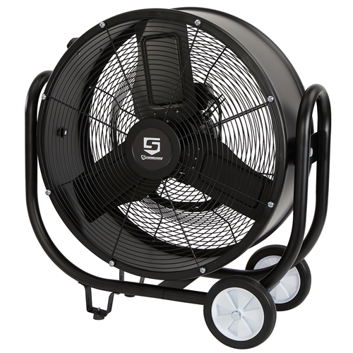Strongway Portable Tilting Drum Fan - 24in., 4900 CFM, 1/8 HP & 120 Volts