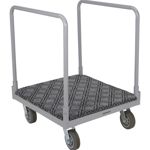 Strongway 4-Wheel Cart with Carpeted Deck - 1600-Lb Capacity
