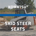 Komatsu® Skid Steer Seats