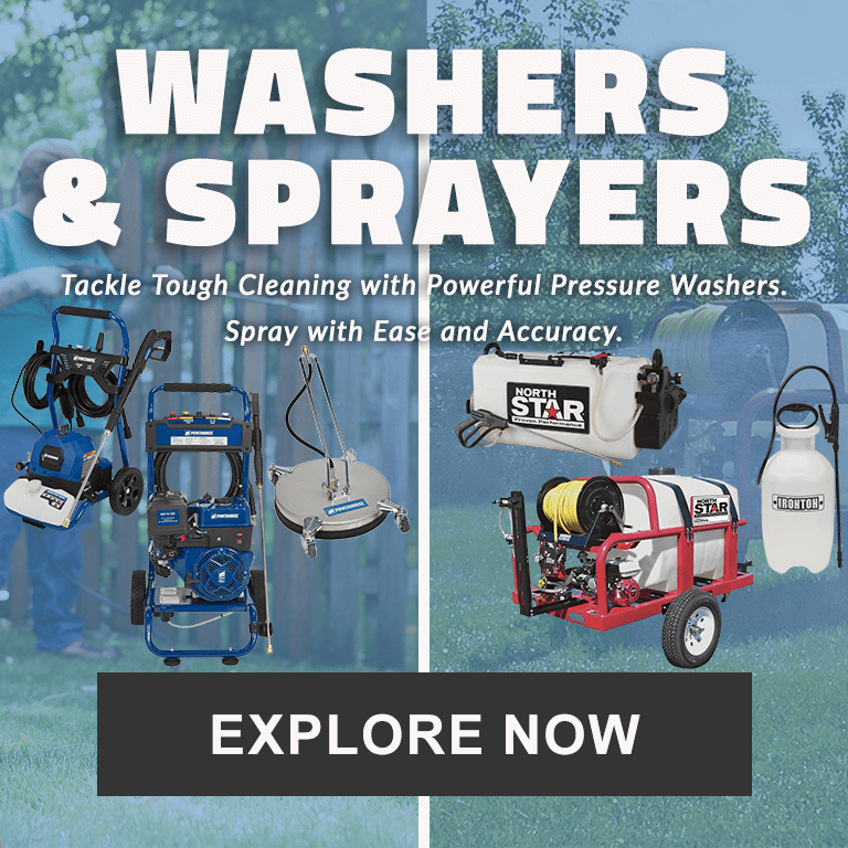 Explore Pressure Washers and Sprayers