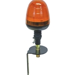 KM LED Amber Warning Beacon Light with K&M Mirror Mounting Bracket