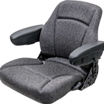 Sears | Seat Top Kit | Case IH 71-89/9100-9300/New Holland-Ford 70 Genesis | Gray Fabric | 6773