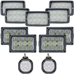 Complete John Deere/MacDon M Windrower LED Light Kit