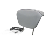 KM 136/Grammer 5X1 Backrest Extension - Gray Vinyl