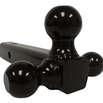 Ultra-Tow 2" Tri-Ball Solid Tube Mount - Class 4 & Black