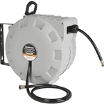 Strongway Retractable Garden Hose Reel with 5/8in Diameter x 80ft Hose - Wall Mount