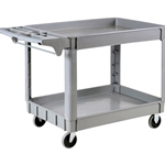 Ironton 500-Lb 2-Shelf Utility Cart - 46-3/5"W x 25-2/5"D x 32-7/10"H