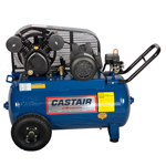 CASTAIR Compressor | Garage Series | 20 Gal. Horizontal Portable | 2HP - 1 Phase 115V
