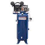 CASTAIR Compressor | Commercial Series | 60 Gal. Vertical | 5HP 1-Phase 230V | 18.3CFM @ 100PSI