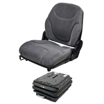 Uni Pro John Deere 310 Series Backhoe 480 Mechanical Susp. Seat Kit | Gray Fabric