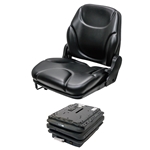 Uni Pro John Deere 310 Series Backhoe 481 Mechanical Susp. Seat Kit | Black Vinyl