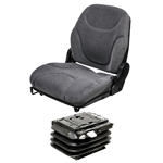 Uni Pro Case 580 Series Backhoe 480 Air Susp. Seat Kit | Gray Fabric