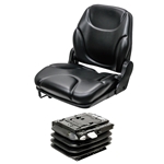 Uni Pro Case 580 Series Backhoe 481 Air Susp. Seat Kit | Black Vinyl
