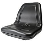 Uni Pro Seat High Back Plastic Deluxe | Black Vinyl