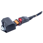 Uni Pro Universal Retractable Seat Belt Kit | Orange Nylon | 5 Amp N/O Switch