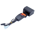 Uni Pro Universal Retractable Seat Belt Kit | Orange Nylon | 5 Amp N/C Switch