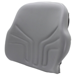 Grammer Back Cushion | Dove Gray Vinyl | Fits 7X1 Grammer Seat