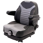 Uni Pro | Suspension Seat | Black and Gray