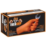 Tiger Grip Nitrile Glove | Hi-Vis Orange | 8 Mil. | Box of 100