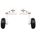Teras | Landing Gear Universal Trowel Wheel Kit | 10 In. Flat-Free Tires