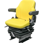 Grammer | MSG85/721 | Seat & Mechanical Suspension | Swivel | Seat Belt | Yellow Vinyl | 8722