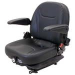 Uni Pro | Low Profile Mechanical Suspension Seat | Armrests | OPS | Black Vinyl | GWG311585