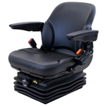 Uni Pro | Mechanical Suspension Seat | Slide Rails | Black Vinyl | GWG311589