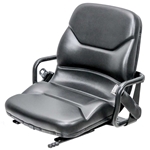 Uni Pro | Forklift Seat | Hip Restraints | OPS Ready | Black Vinyl | GWG311592