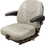 Milsco | V5300 | Seat & Mechanical Suspension | Armrests | OPS | Gray Vinyl | 7936