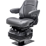 Sears | 5527E/T | Seat & Mechanical Suspension | Swivel | Armrests | Black Vinyl | 7814