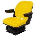 Uni Pro | Seat Top | Mechanical Suspension Seat | John Deere Tractors | Yellow Vinyl | GWG311540