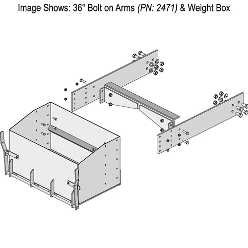 John Deere 9030 Standard Weight Box | Front-End Rock Box