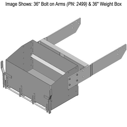 John Deere 9R-9RX Series Standard Weight Box, Front-End Rock Box