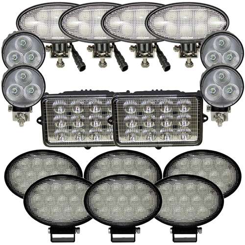 Complete John Deere S-T-W Series Combine LED Light Kit