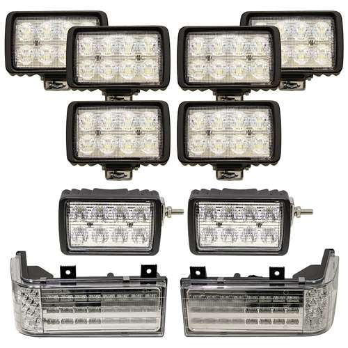 2 Supr Brite LED headlamp bulbs Ford New Holland 1715 1725 T1510 T1520 headlight 