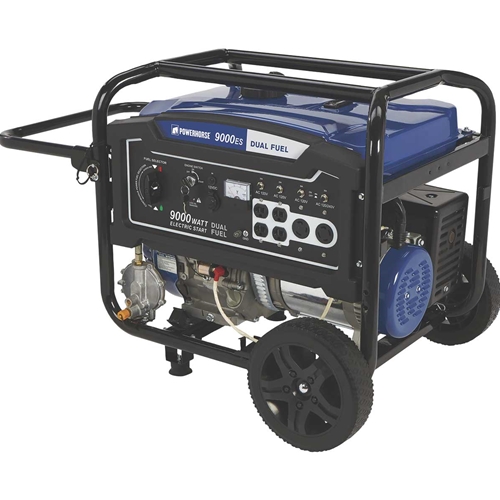 Powerhorse Dual Fuel Generator - 9000 Watts & Electric Start