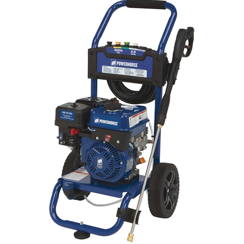 Powerhorse Cold Water Pressure Washer - Gas Powered, 3200 PSI & 2.6 GPM