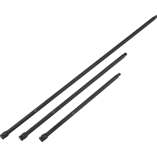 Klutch 1/2in. Drive Impact Extension Bar Set - 3-Pieces