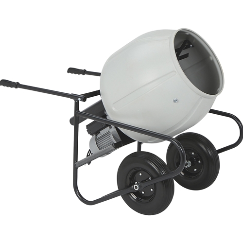 Klutch Portable Electric Cement Mixer - 3.5 Cubic Ft. Poly Drum